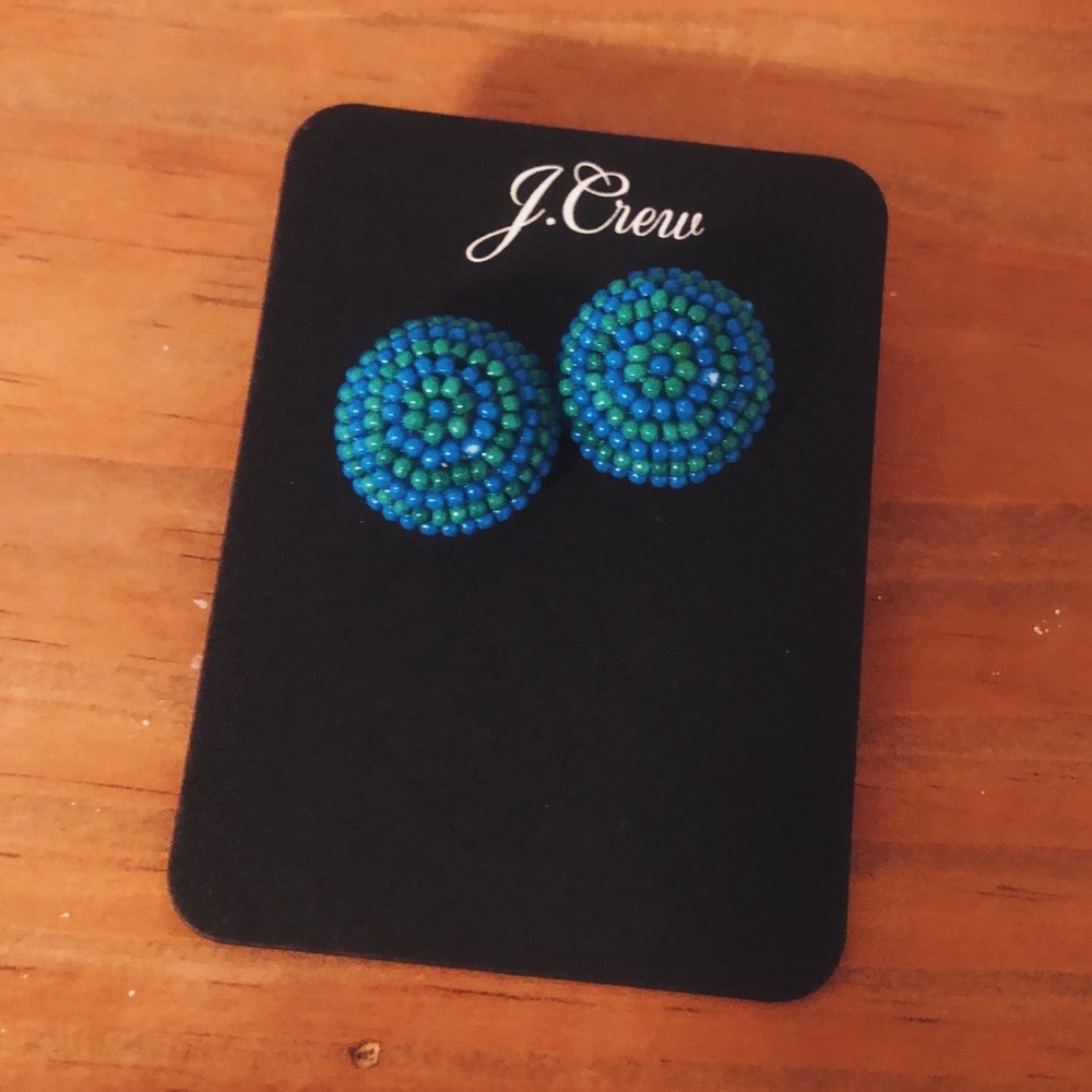 ❀ J. Crew Beaded Stud Earrings ❀